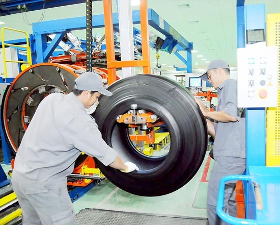 A tire production plant in HCMC (Photo: SGGP)